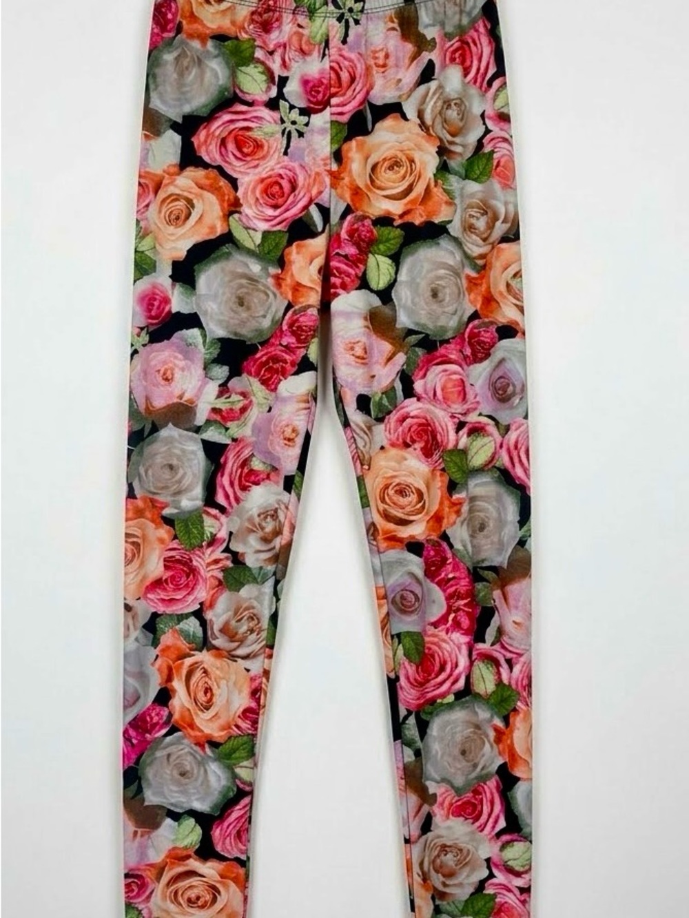 Shinestar Super Soft Floral Leggings in Medium